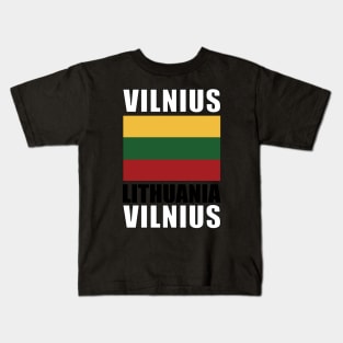 Flag of Lithuania Kids T-Shirt